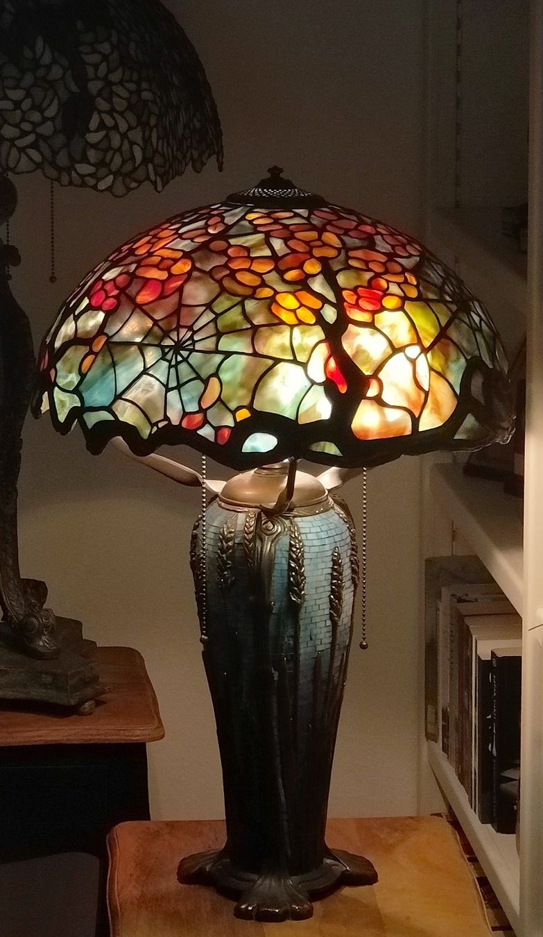 Lampade: Tiffany Lampe "COBWEB" 40cm – Usato da Volketswil venduto da rerererarara