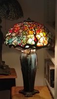 Tiffany Lampe "COBWEB" 40cm