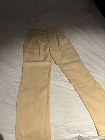 Beige Hose aus 100 % Leinen, Größe 36, Anine Bing