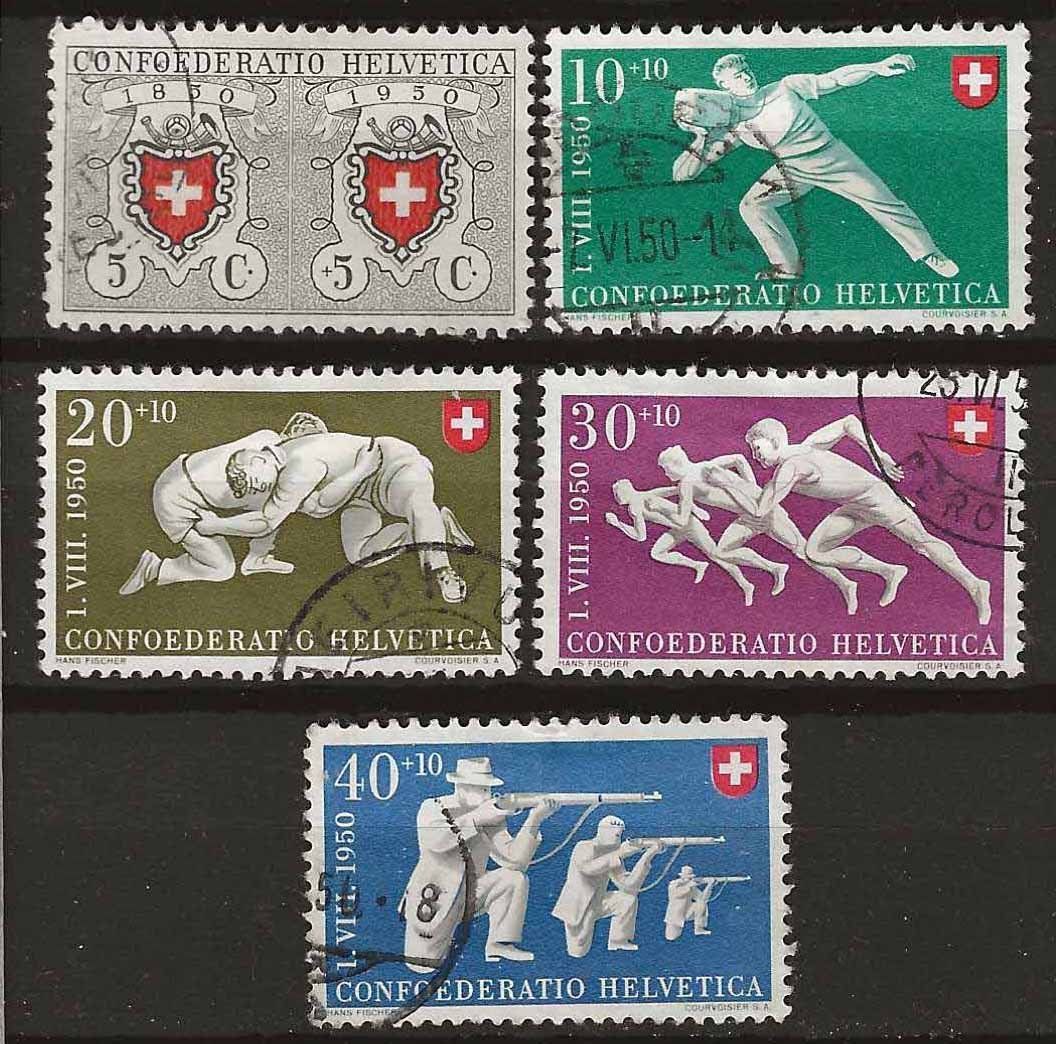 Tous les timbres: PP050 - Pro Patria 1950 obl. – D'occasion à Trélex par Phil_Albert