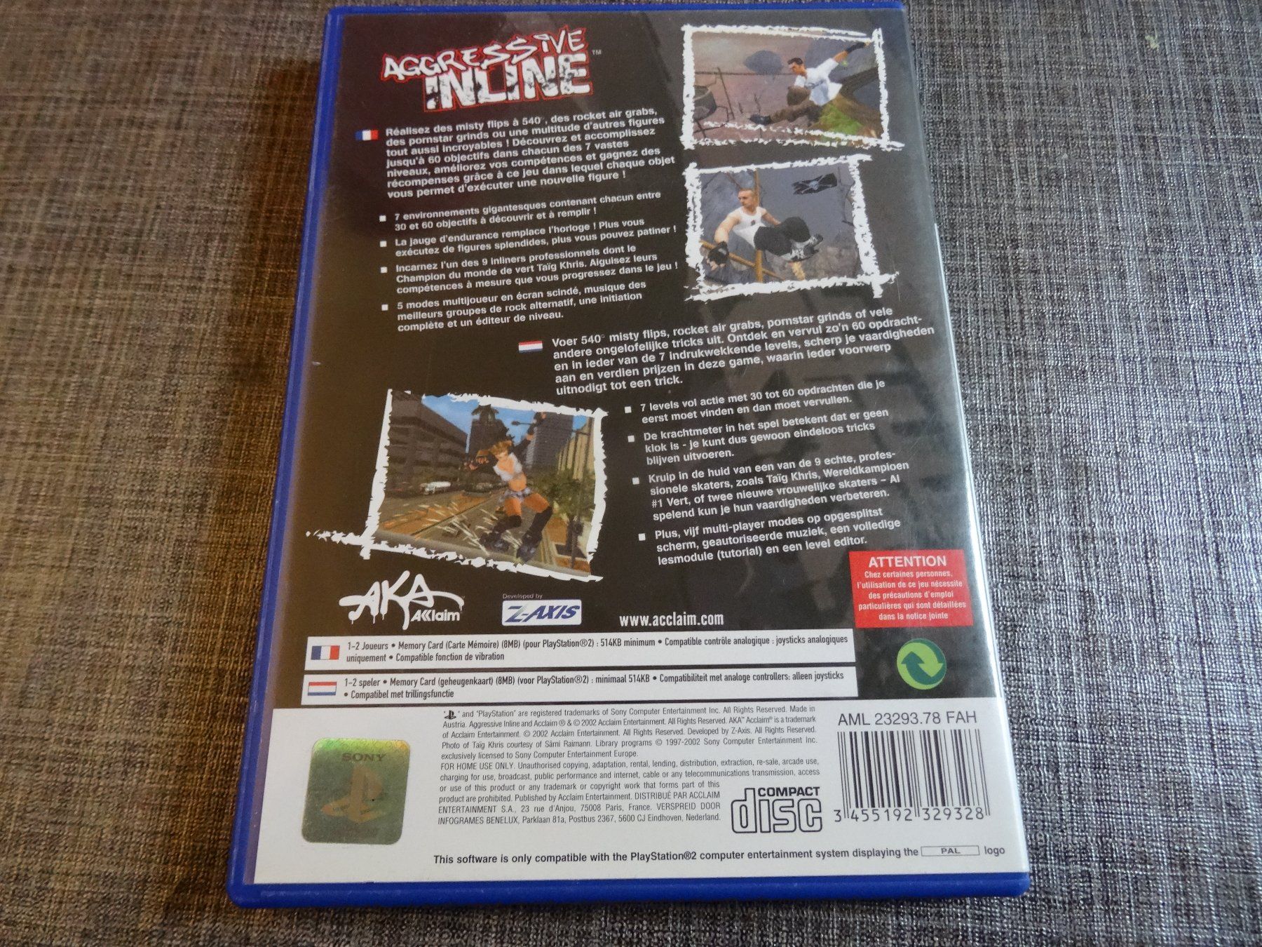 Jeux: Aggressive Inline PS2 – D'occasion à Olten par Disc-Ausverkauf 2
