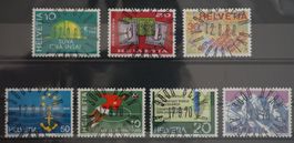 CH - Werbemarken - ET Vollstempel Konvolut
