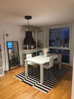 Table and four matching chairs
