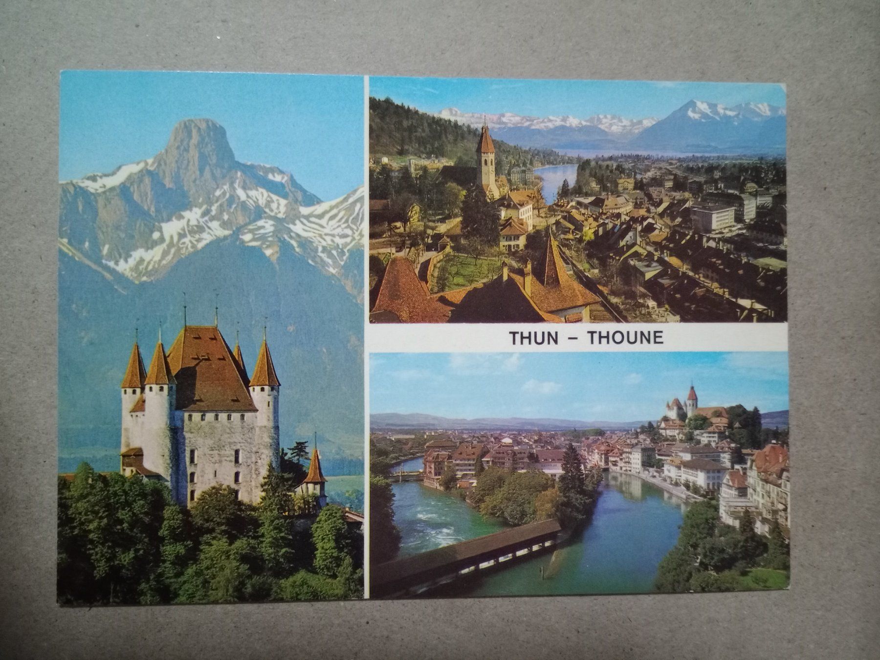 Ansichtskarten: Thun Bern mehrbildrig – Gebraucht aus Küttigen von Melisch1000