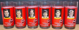 6 Coca-Cola Gläser Fussballer Deutschland  4 dl Serie (B)