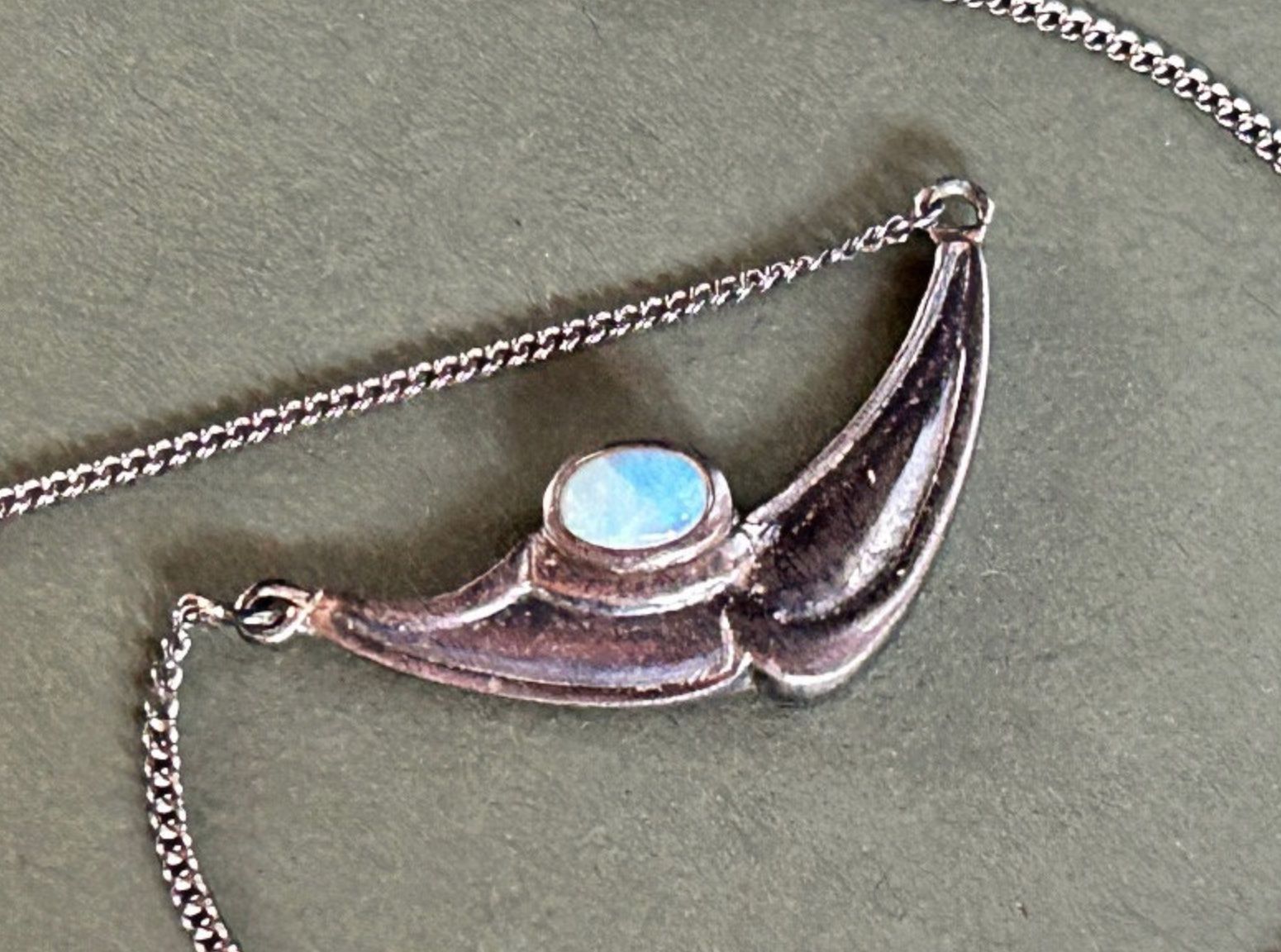 Catenine: Silberkette opal Jugendstil – Usato da Laufen venduto da Bellavitaboom 7