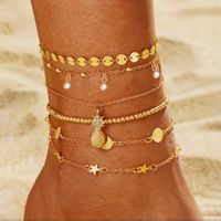 6 bracelets de cheville dorées NEUFS ✨️