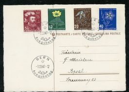 BJ2) 1949 Pro Juventute FDC auf Karte Kt. 165.-++