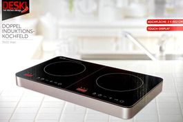 Deski Doppel - Induktionskochplatte 3500 Watt Touch