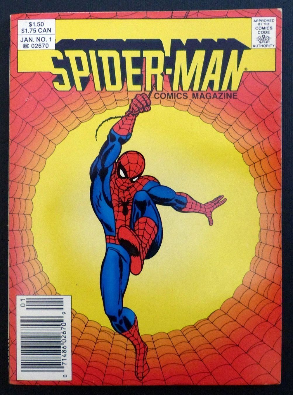 Fumetti: SPIDER-MAN #1 COMIC DIGEST MAGAZINE MARVEL 1987 JOHN ROMITA – Usato da Lugano venduto da YouWantUS