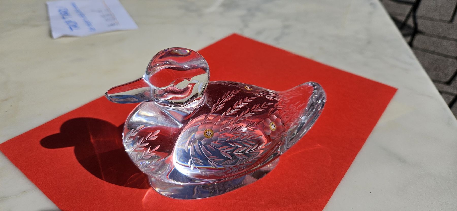 Tutte le decorazioni: Canard en cristal de saint louis – Nuovo (secondo la descrizione) da Genève venduto da carte_en_couleur
