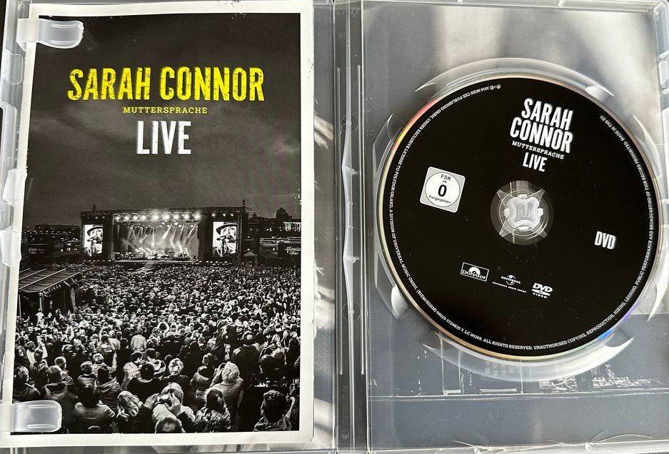 Tutti i DVDs: Sarah Connor - Muttersprache LIVE - DVD – Usato da Beringen venduto da Mantafisch1 2