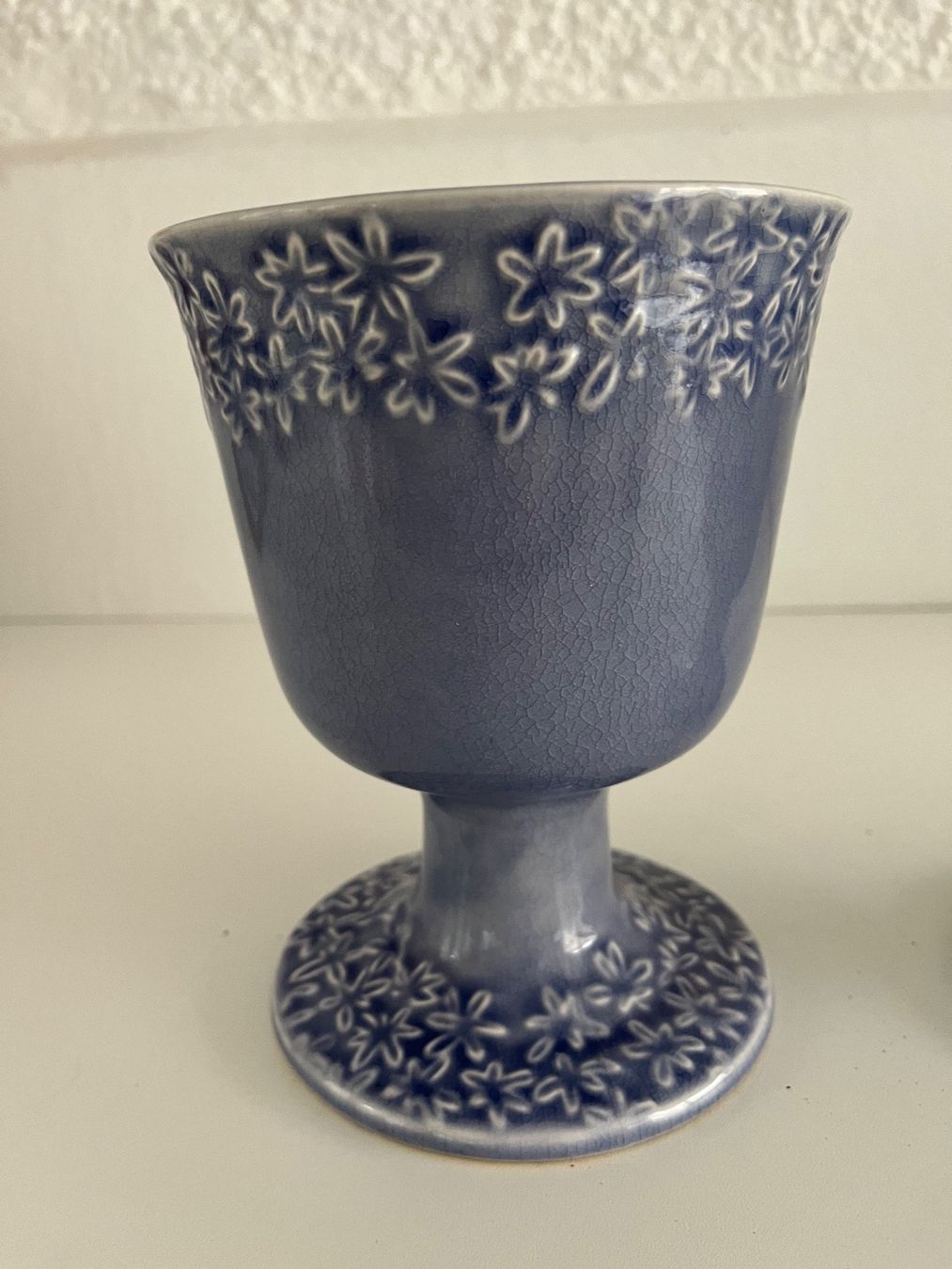 Tutte le decorazioni: 2Stk. Kelche aus Keramik, glasiert, lila – Usato da Wetzikon ZH venduto da seli03 5