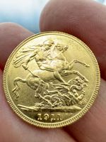 Souverain en or 1911, George V London, 22 carats