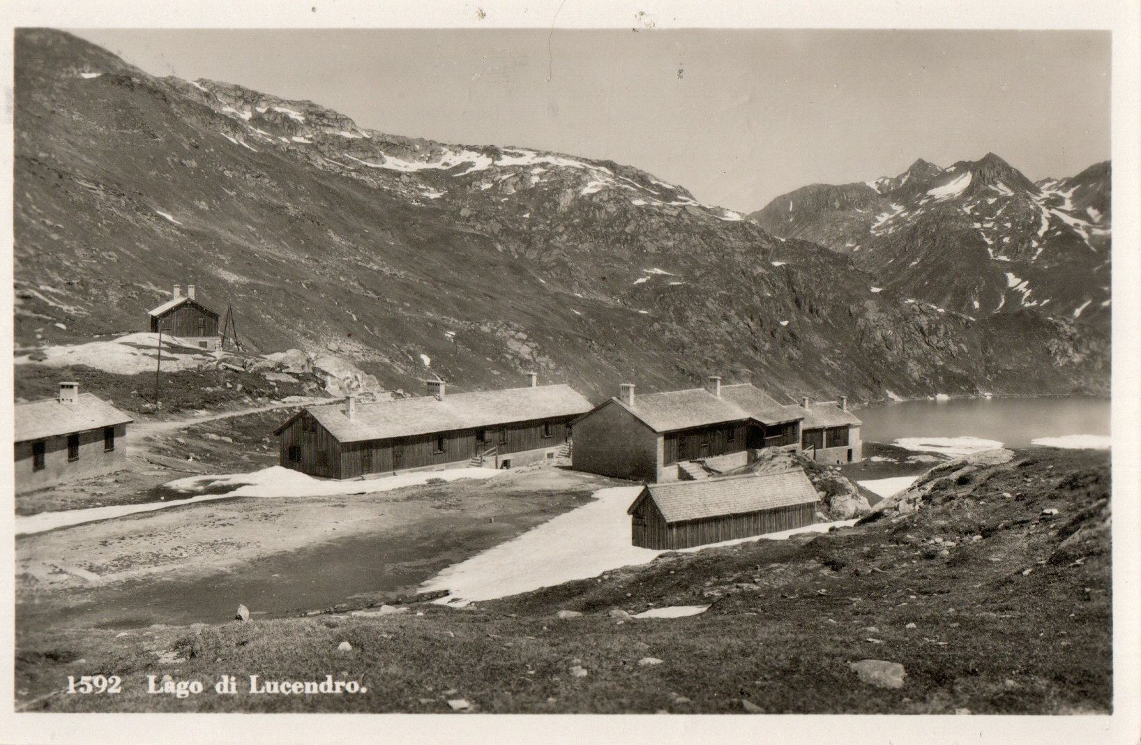 Cartoline postali: Lago di Lucendro – Usato da Melano venduto da pisonsdro