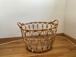 SNIDAD Korb, Rattan, 54x39 cm