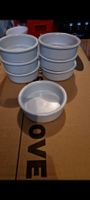 Terra Cotta  Glazed Flan Creme Brulee Ramekin Dishes Dipping