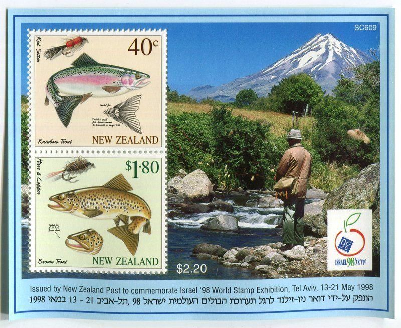 Tutti i francobolli: Block "Fische. Fischerei". Neuseeland – Nuovo e nell'imballaggio originale da Basel venduto da Butsch5
