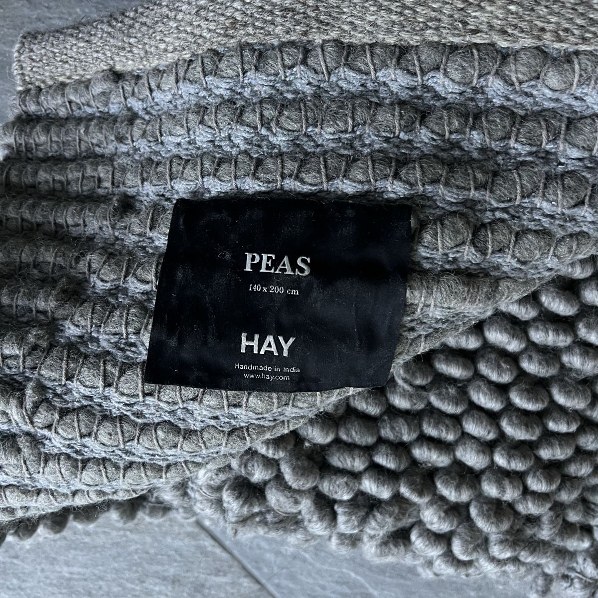 Hay Tappeti: HAY Peas Teppich 140x200cm Grau gebraucht – Usato da Boppelsen venduto da cja 2