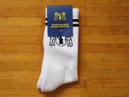 Herren Socken weiss Basel  Gr. Ca 42   NEU