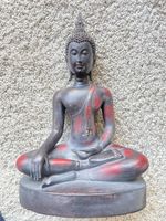 Buddha Statue Kunstoff Deko Figur 37cm
