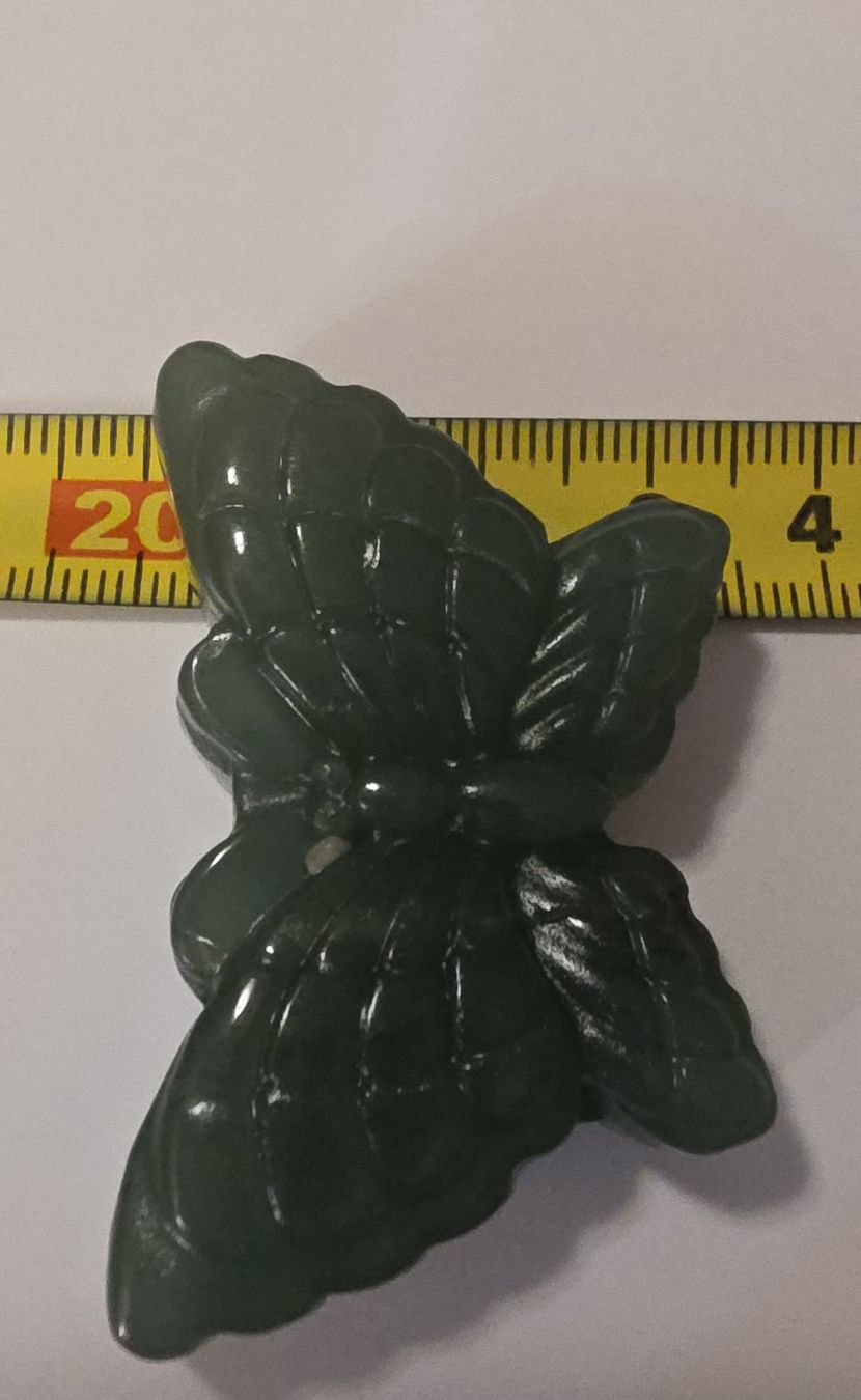 Statuette: Aventurin Schmetterling Figur 5x3x1cm. – Nuovo e nell'imballaggio originale da Menziken venduto da Mirager 3