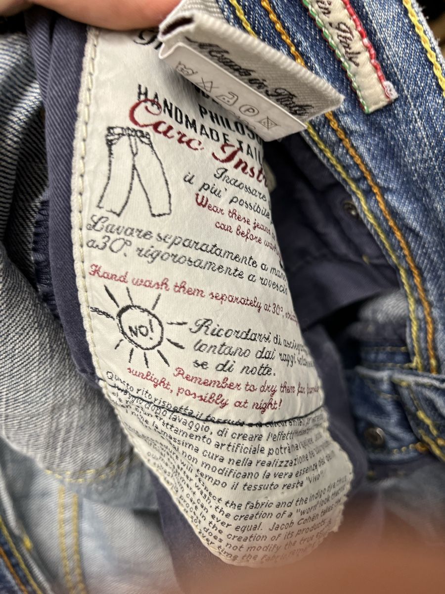 Jacob Cohën Jeans: Jacob Cohen Jeans Size 34 Distressed Style – Usato da Lausanne venduto da Danash 9
