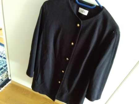 SCHWARZE DAMEN STRICKJACKE GRÖSSE 50