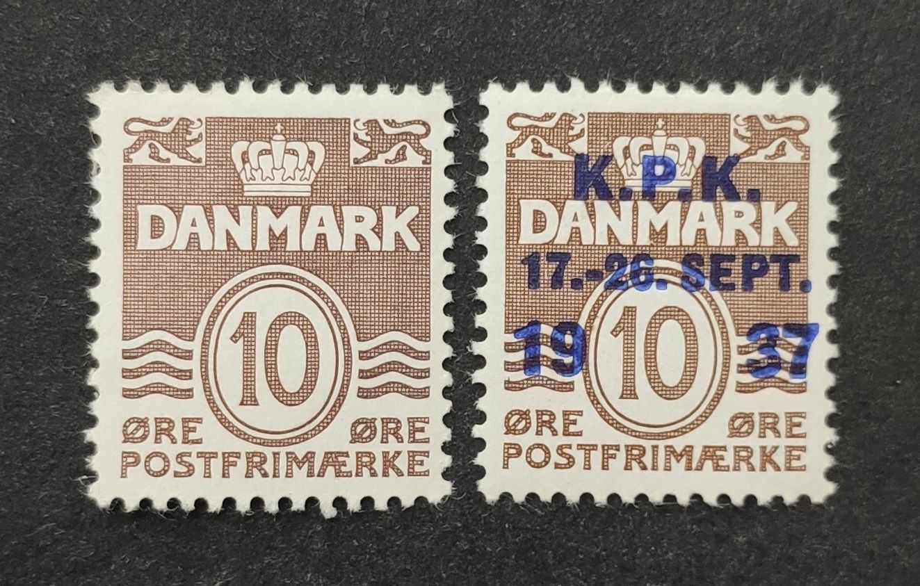 Alle Briefmarken: Dänemark 1937 ungestempelte – Gebraucht aus Wil SG von Zazal