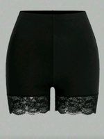 Spitzen Shorts - 46 / XL - schwarz 6️⃣