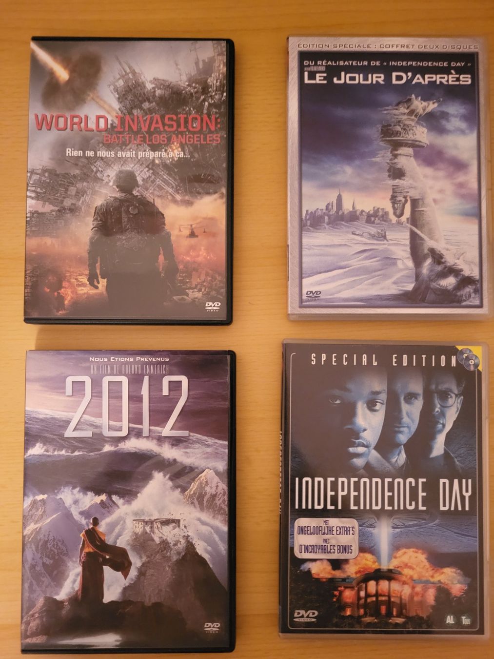 Tutti i DVDs: Lot 4x DVD films catastrophes – Usato da Morlon venduto da yan_y92p