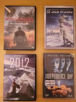 Lot 4x DVD films catastrophes
