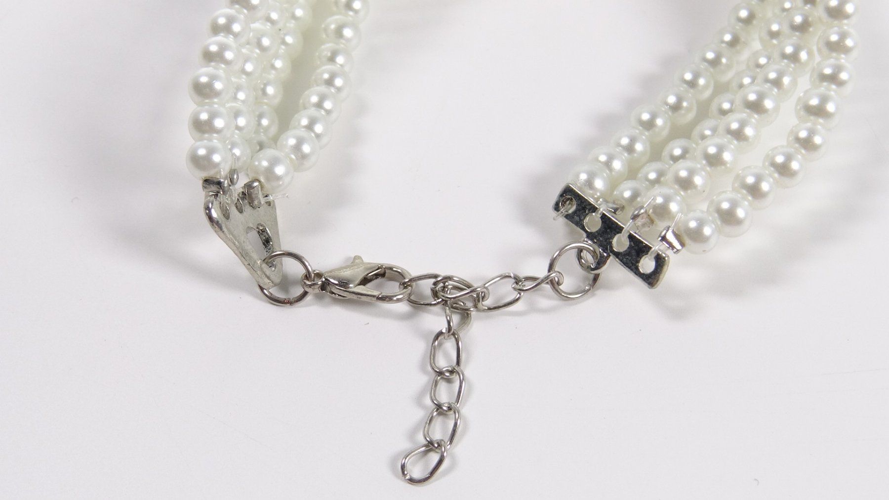 Sonstiger Schmuck: Restposten: 5 Perlenarmbänder mit Strass-Rose – Neu (gemäss Beschreibung) aus Wetzikon ZH von Bambiskus 3