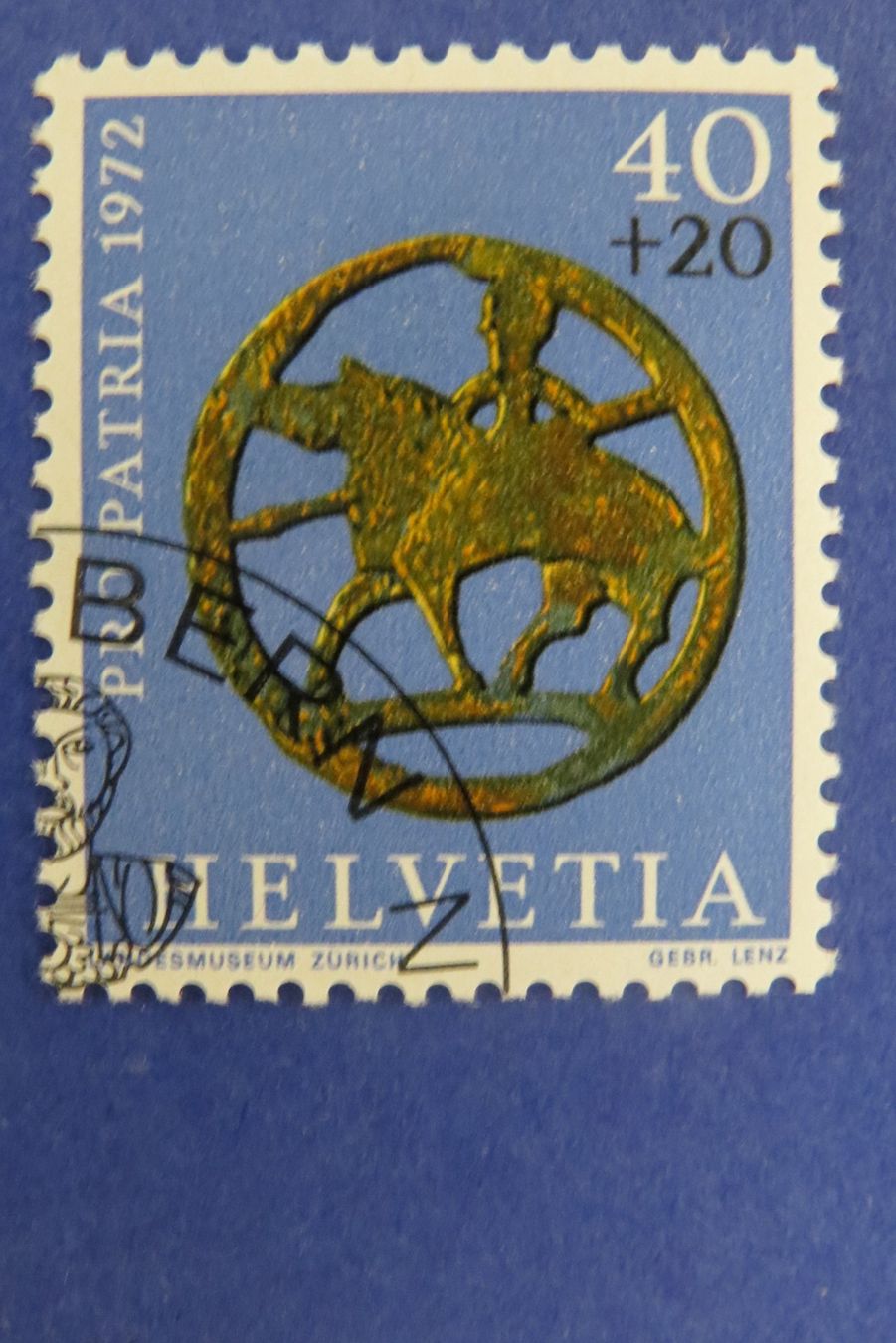 Tutti i francobolli: Serie Pro Patria 1972 - off.Ersttag-Eckstempel BERN – Usato da Brunnen venduto da Kumari 1
