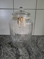 Glas-Bonbonniere / Vorratsglas mit Deckel & Schleife ✨