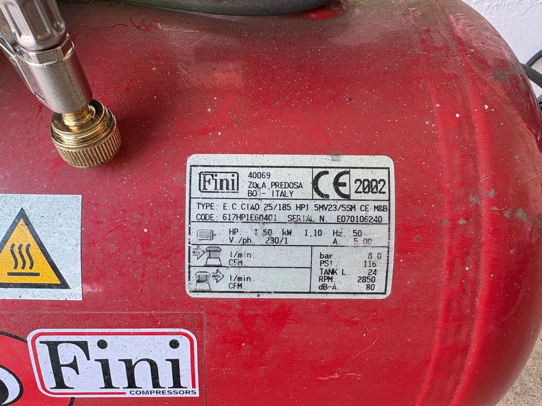 Compressori: Luftkompressor Ciao 1,5 HP – Usato da Andhausen venduto da Resch89 1