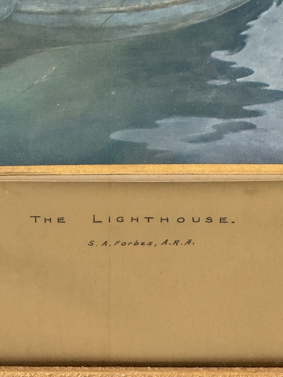 Dipinti: Estampe ancienne "The Lighthouse" Stanhope Forbes cadre – Usato da Erde venduto da CBarts 2