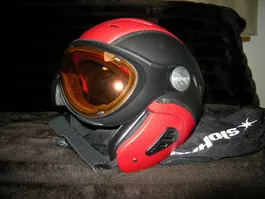 Neuer slokker Skihelm mit Visier / Brille Gr. XL 59-61