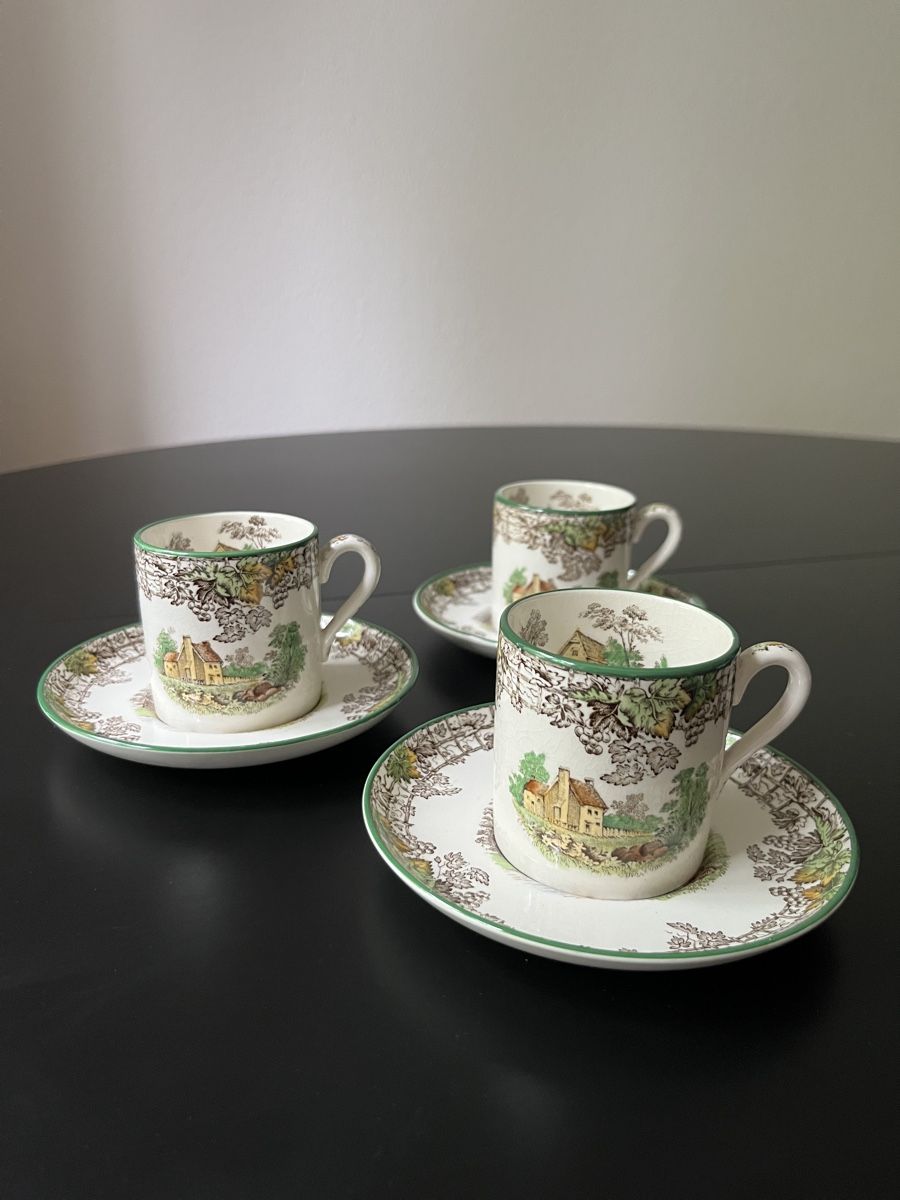 Spode Tassen: 3 St. Seltene Copeland Spode Bone China England Spode’s Byro – Gebraucht aus Zürich von Nowstalgia 3
