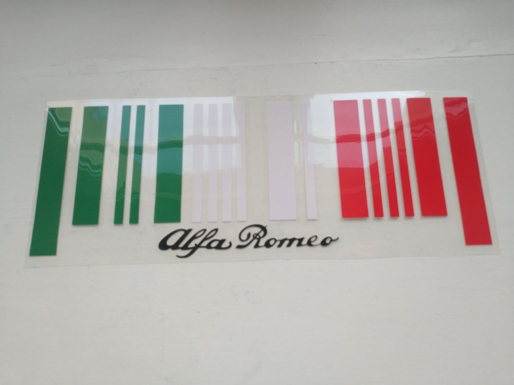 Alfa Romeo it schwarz sticker (Neu (gemäss Beschreibung)) in Tafers für ...