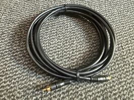 Premium Audio Kabel, Cinch-Anschlüsse in Gold, NEU
