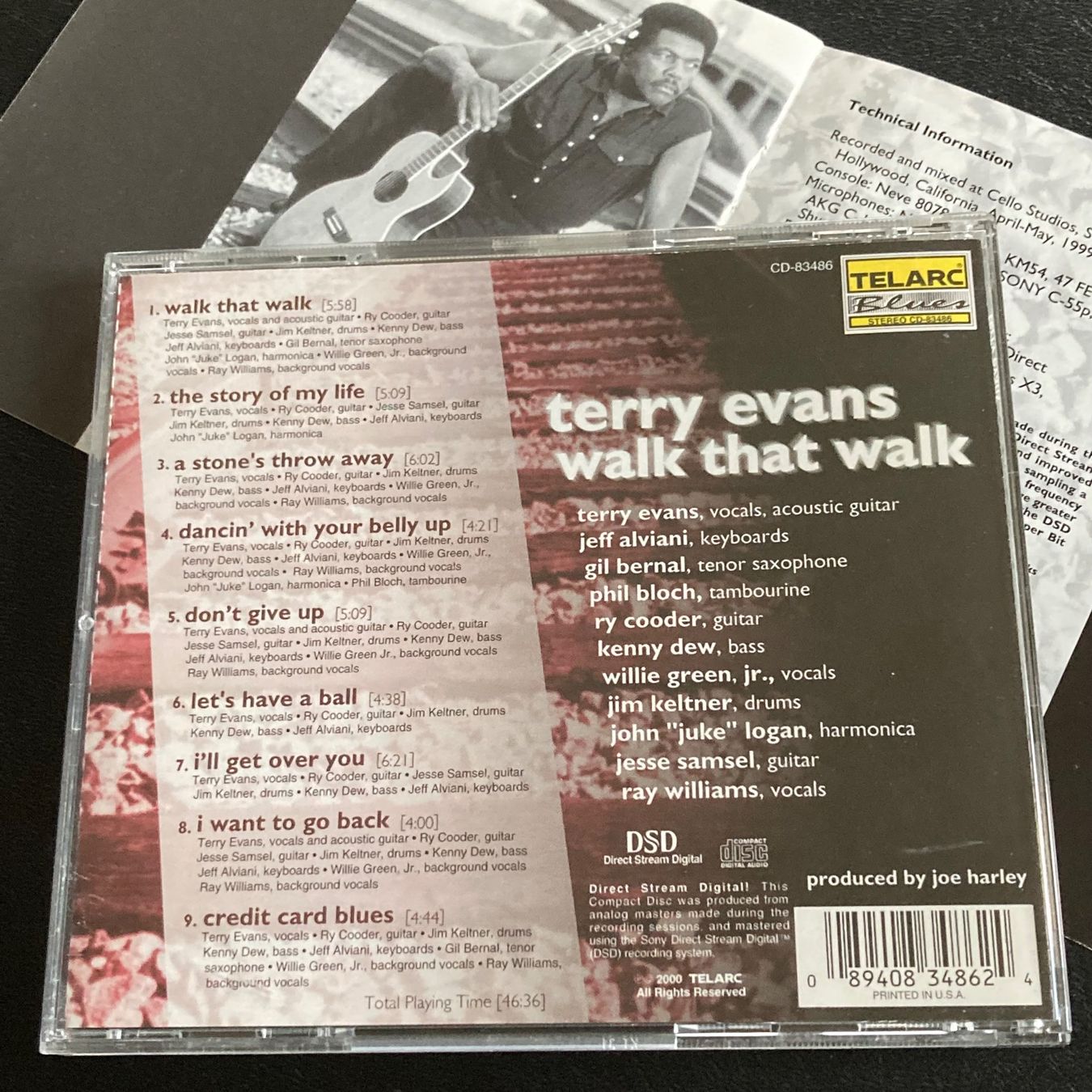 CD: Terry Evans - Walk That Walk – Usato da Bern venduto da Ntsamina 1