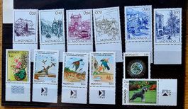 MONACO timbres neufs ** ~1991