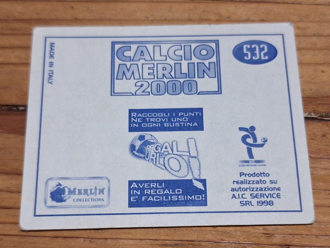 Carte collezionabili: Figurina Calcio Merlin 2000 Napoli 1998 – Usato da Bellinzona venduto da LA-ropa-de-Juan 1