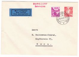 Lettre de Burgdorf BPA A52 pour Bern le 30.VI.37