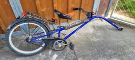 Schattenvelo / Anhängervelo JOONY Family Sports (Blau)