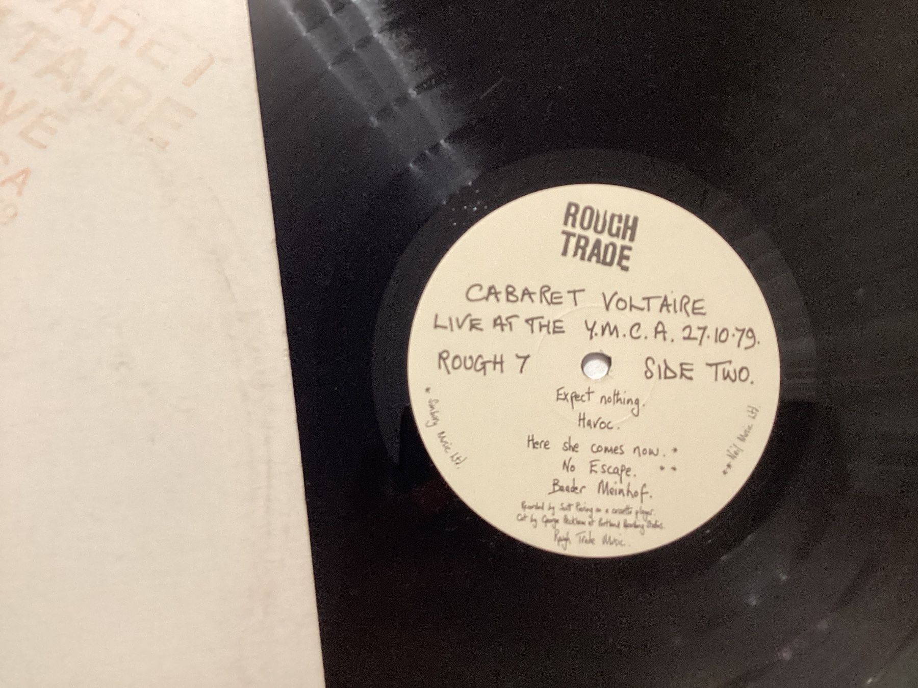 Dischi in vinile: Cabaret Voltaire LP - Live At The Y.M.C.A – Usato da Gutenswil venduto da Hamzian 1