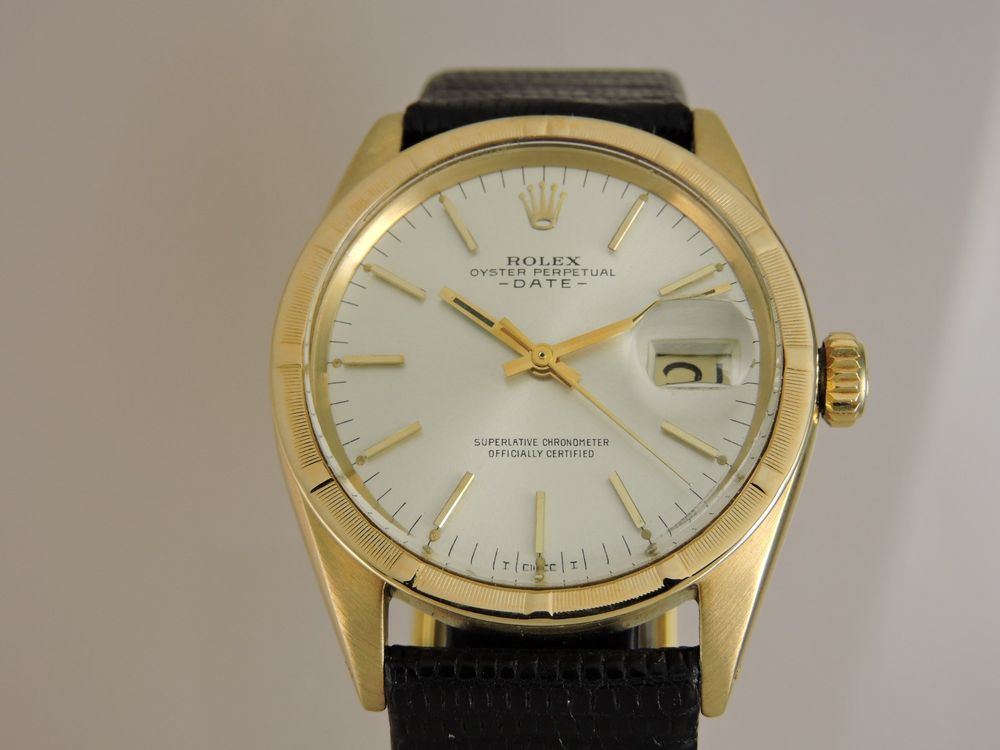 Rolex Orologi: 1967 Rolex Oyster Perpetual Date 18k Yellow Gold - Serviced – Usato da Bern venduto da Vintage-Oyster 3