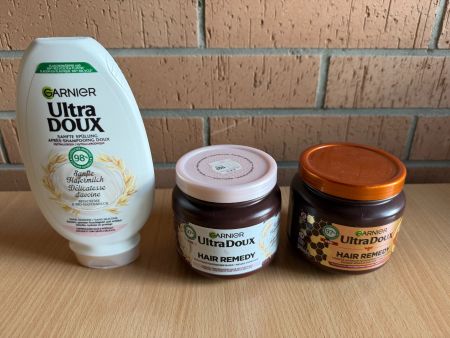 Garnier Ultra Doux Haarpflege Set, sanfte Hafermilch!