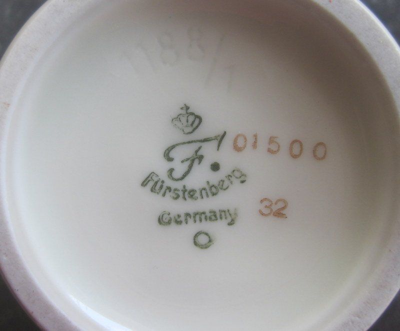 Stempel Frstenberg Porzellan